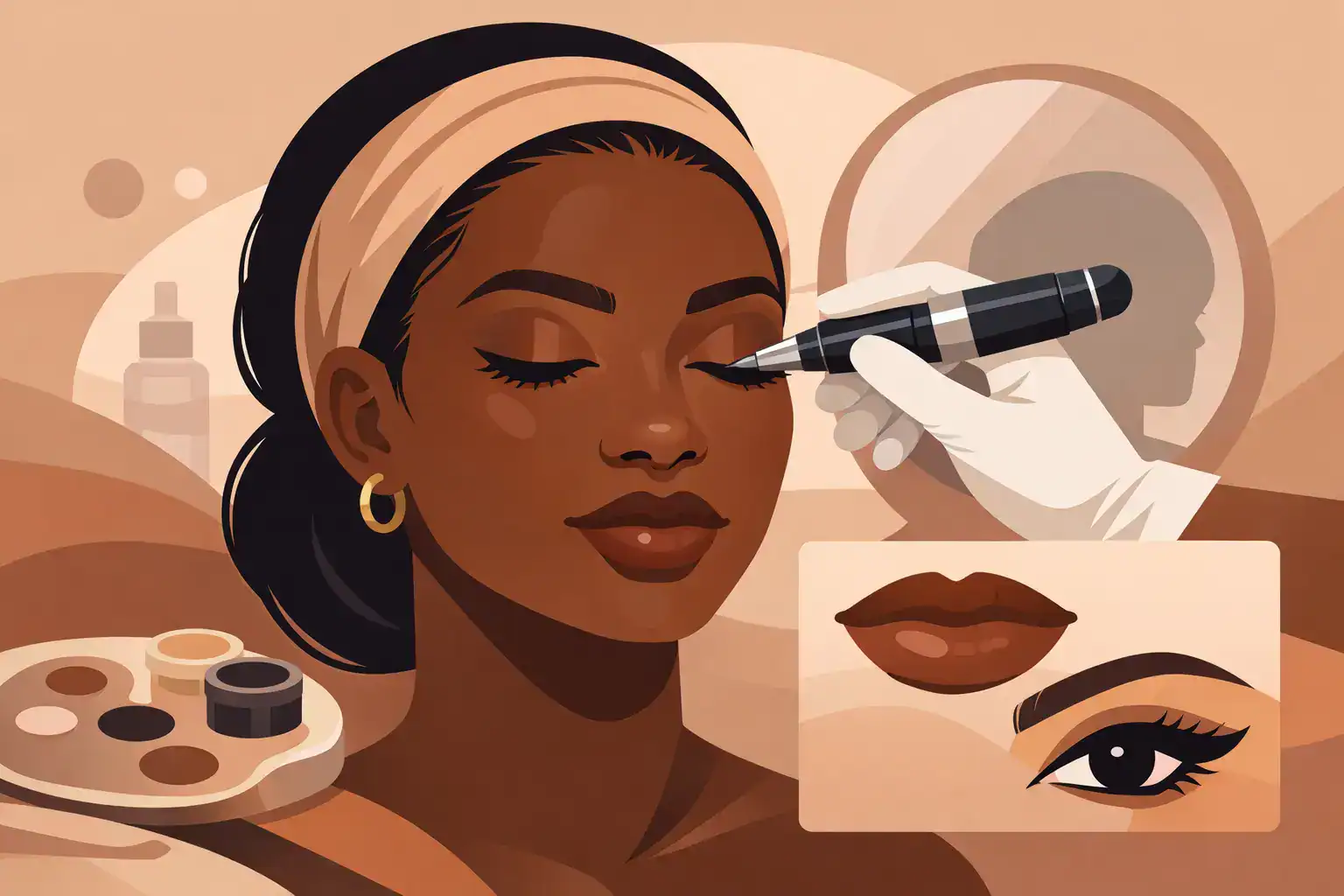 Permanent Makeup for Dark Skin Done Right