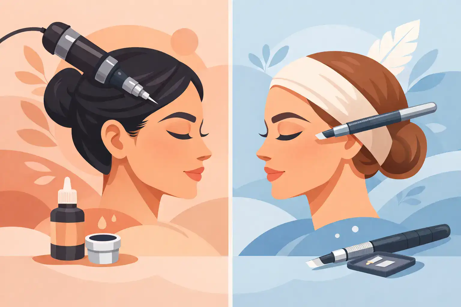 Cosmetic Tattooing vs Microblading