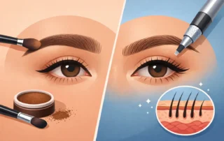 Powder Brows vs Nanoblading for Natural Results
