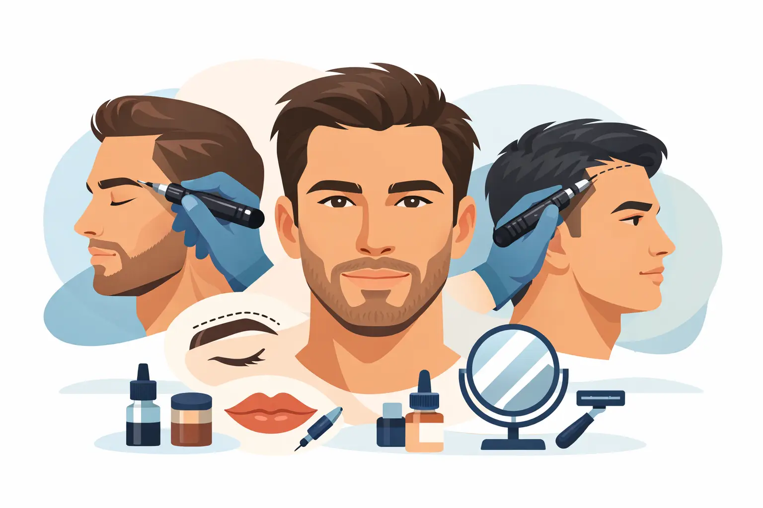 Cosmetic Tattoo for Men That Looks Natural
