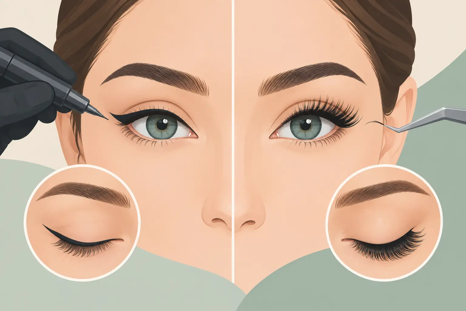 Eyeliner Tattoo Versus Lash Extensions Compared