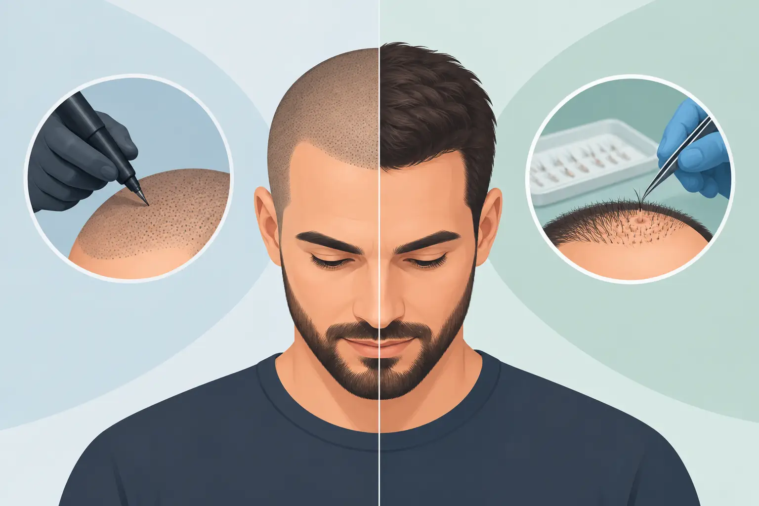 Scalp Micropigmentation Versus Hair Transplant