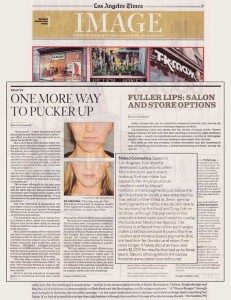 MicroArt Makeup in the Los Angeles Times