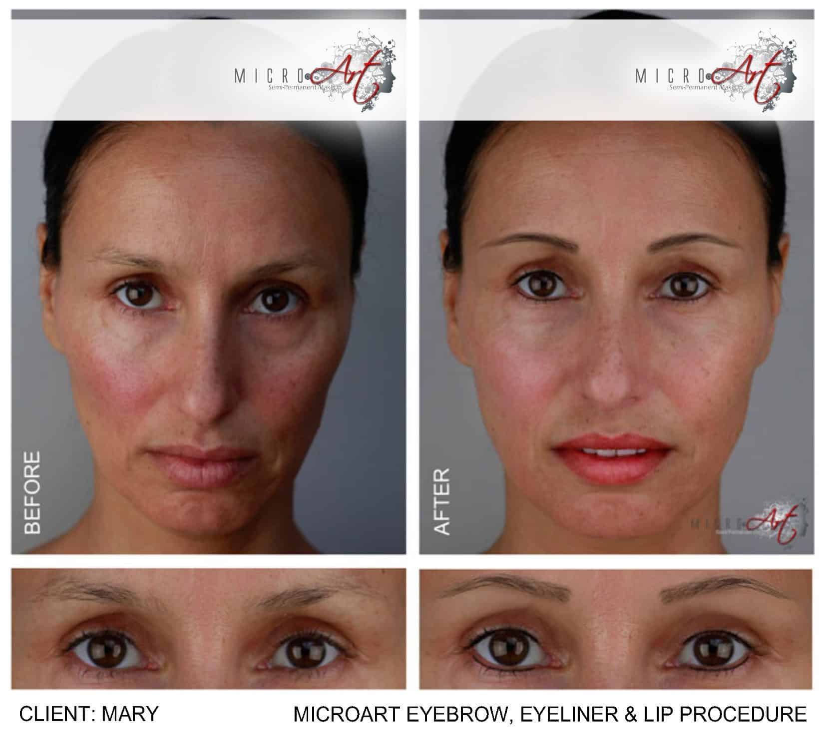 MicroArt Semi Permanent eyebrow makeup