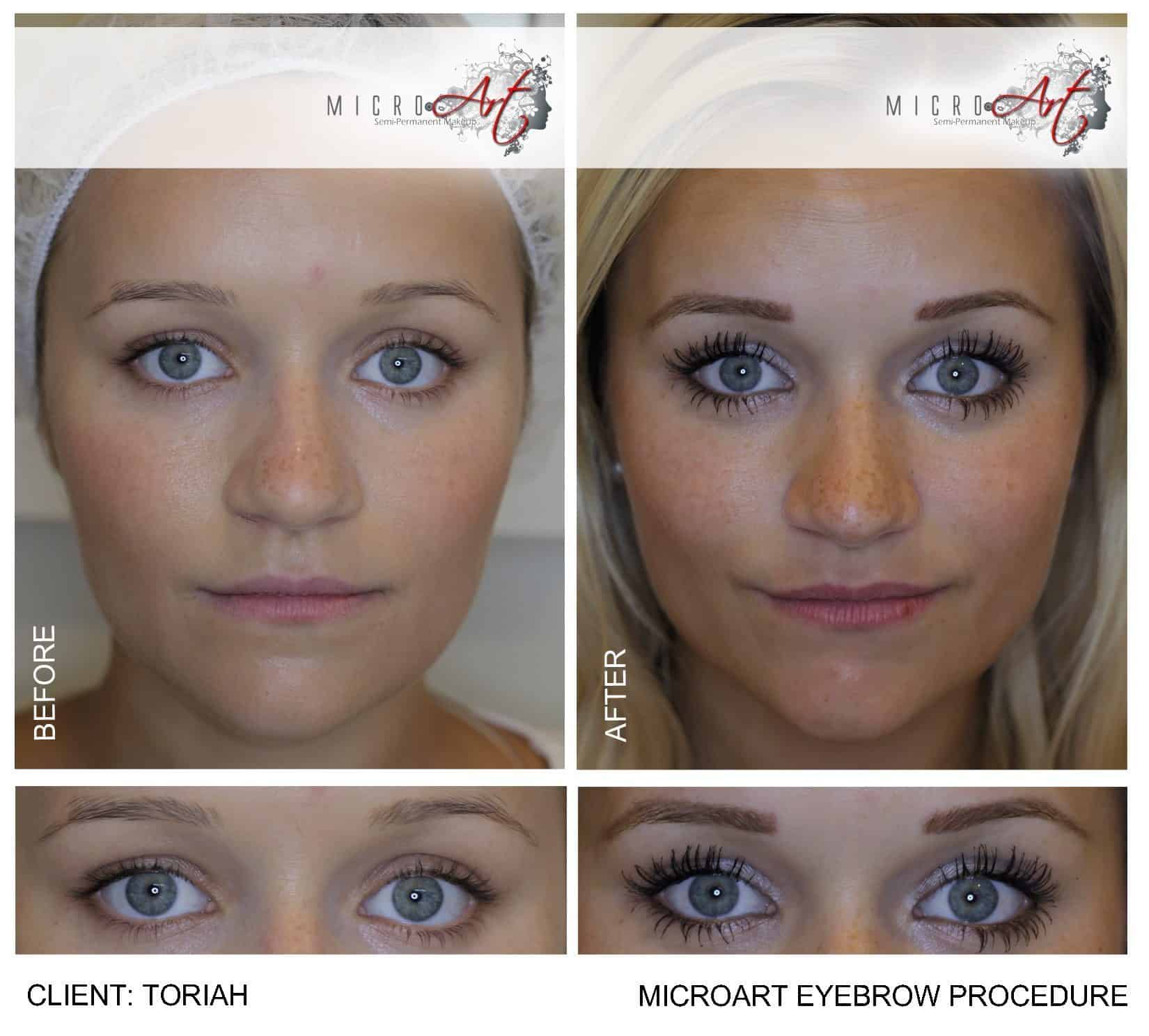 MicroArt Semi Permanent eyebrow makeup