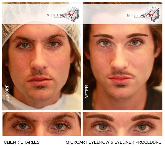 MicroArt semi permanent makeup for men