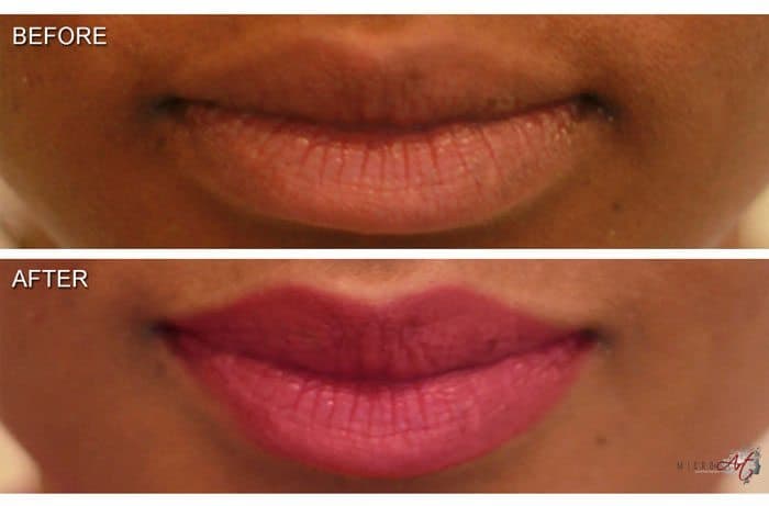 Before and After Photos of MicroArt Semi Permanent Makeup for Lips - an Alternative to Lipstick Tattoo and Permanent Lips